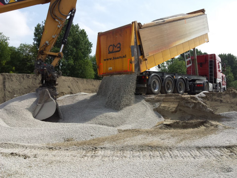 een berg soortelijk gewicht zand